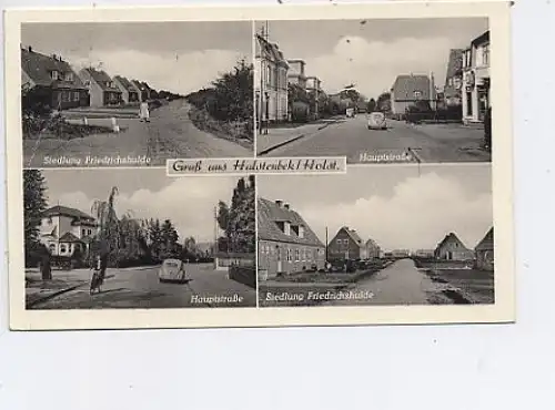 Gruß aus Halstenbek/Holst. 4 Ansichten gl1957 44.925