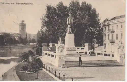 Heilbronn am Neckar - Bismarkdenkmal gl1916 60.911