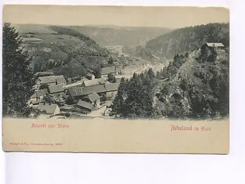 Rübeland i.Harz von Süden um 1900 ngl 17.523