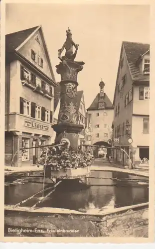 Bietigheim-Enz Fräuleinbrunnen Fotokarte gl1949 71.369