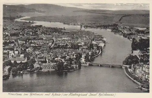 Konstanz am Bodensee mit Rhein gl1950 61.500