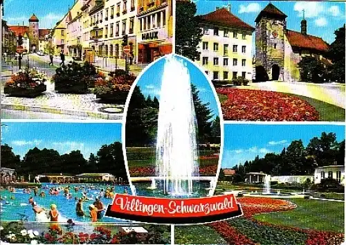 Villingen Schwarzwald 5 Ansichten gl1975 19.891