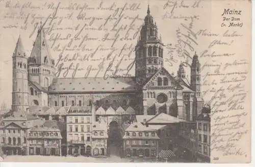 Mainz Dom vom Markt gl1906 71.289