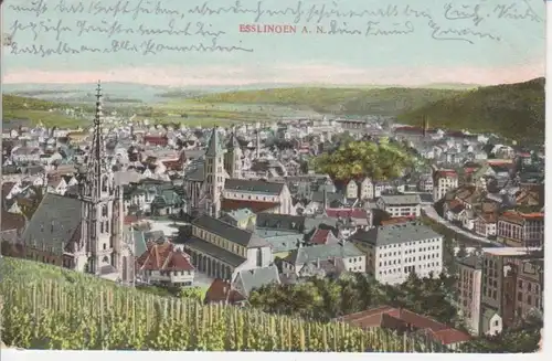Esslingen am Neckar - Teilansicht feldpgl1916 61.743