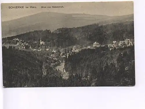 Schierke i.Harz Blick von Helenenruh ngl 17.512