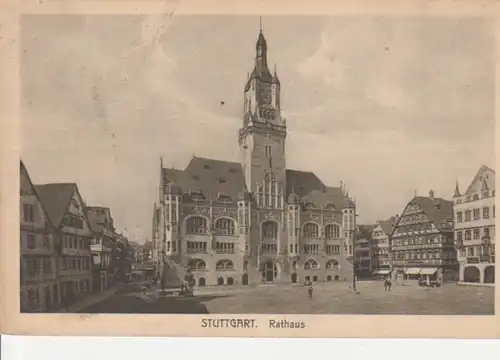 Stuttgart Rathaus gl1918 71.467