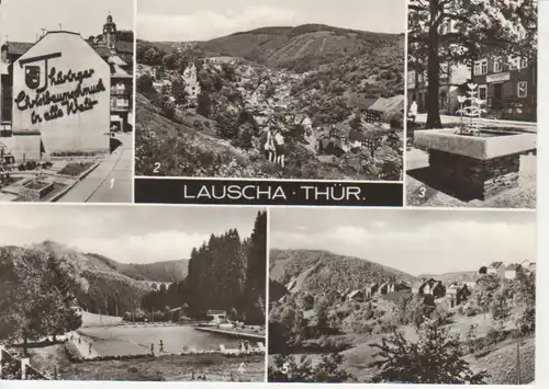 Lauscha Teilansichten Schwimmbad glca.1970 71.183