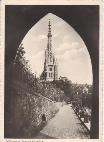 Esslingen Turm der Frauenkirche Fotokarte gl1956 71.373