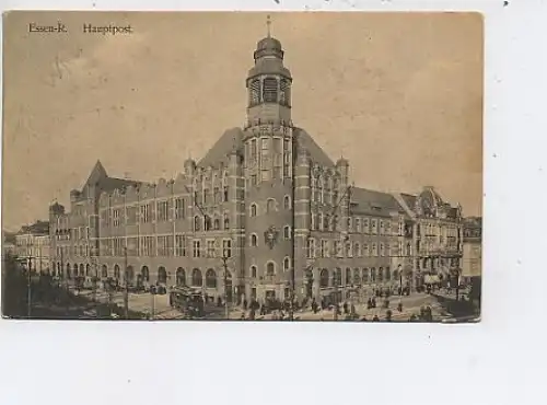 Essen (Ruhr) - Hauptpost gl1914 13.218