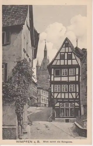 Wimpfen a.B. - Blick durch die Salzgasse ngl 61.300