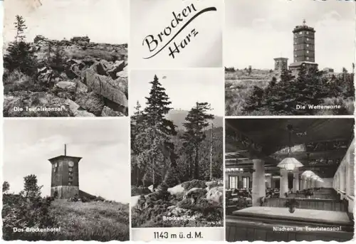 Brocken/Harz Mehrbildkarte gl1959 28.251