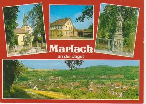 Marlach/Jagst Mehrbildkarte ngl 71.390