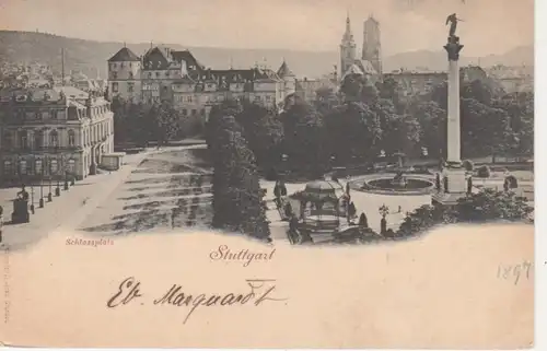 Stuttgart Schlossplatz gl1897 71.472