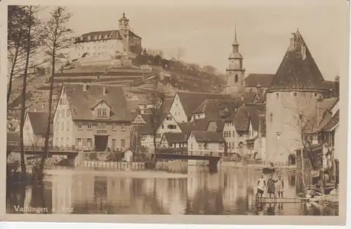 Vaihingen a. Enz Uferansicht Fotokarte gl1934 71.507