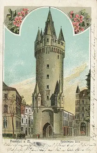 Frankfurt a.M. Eschenheimer Turm gl1906 131.963