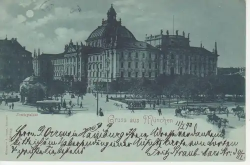 München Justizpalast gl1898 71.668