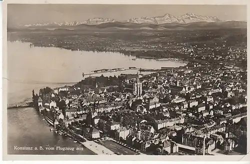 Konstanz a.B. vom Flugzeug aus gl1934 C1278
