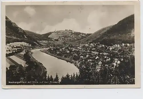 Neckargemünd mit Blick auf den Dilsberg glca1920 31.623