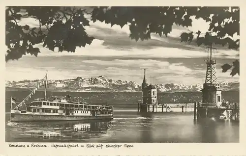 Konstanz Hafenrundfahrt mit.Alpenblick ngl 109.950