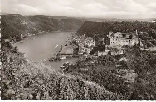 Burg Rheinfels über St.Goar a.Rhein gl1956 B8083