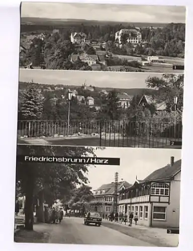 Friedrichsbrunn Harz 3 Ansichten gl1970? 16.923