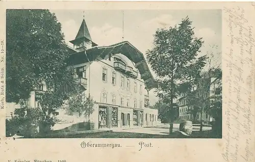 Oberammergau Post gl1900 125.662