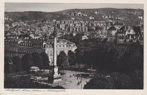 Stuttgart Schlossplatz Neues Schloss gl1931 71.512