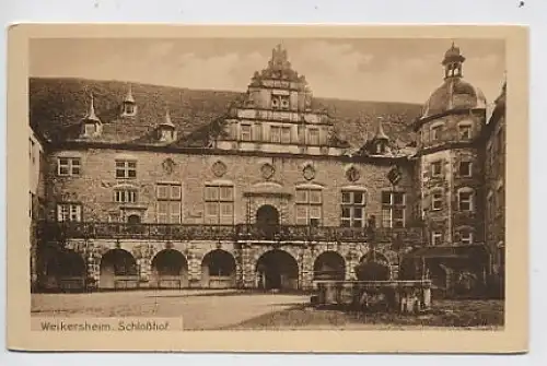 Weikersheim Schloßhof ngl 30.036