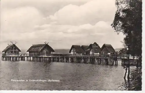 Unteruhldingen Pfahlbauten Fotokarte ngl 71.526