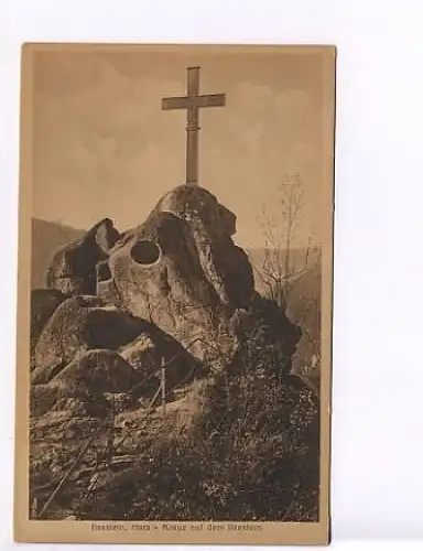 Kreuz auf dem Ilsestein Harz ngl 18.434