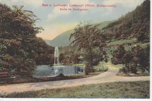 Bad Liebenzell - Partie im Stadtgarten gl1909 62.297