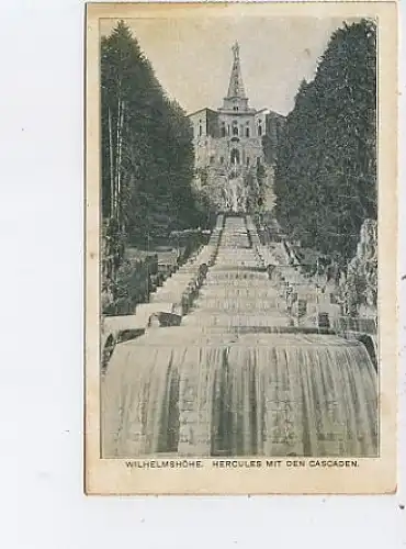 Kassel - Wilhelmshöhe. Hercules mit Cascaden ngl 13.290