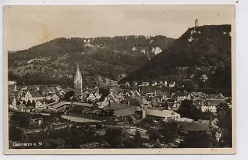 Geislingen a. Steige - Teilansicht gl1933 31.833