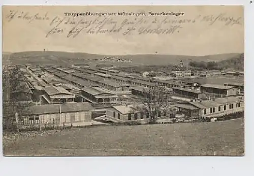 Truppenübungsplatz Münsingen feldpgl1914 31.557