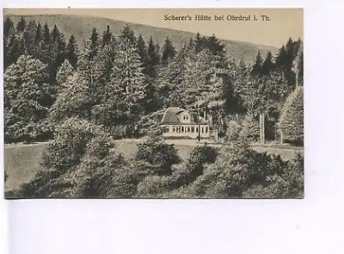 Sicherer's Hütte bei Ohrdruf i.Thür. feldpgl1918 16.391