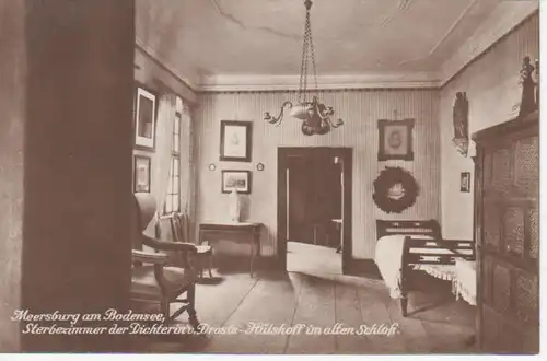 Meersburg a. B.- Sterbezimmer im Schloß ngl 60.436
