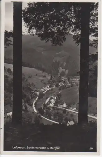 Luftkurort Schönmünzach im Schwarzwald gl1940 60.398