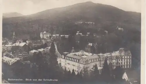 Badenweiler - Blick von der Schloßruine gl1925 60.429