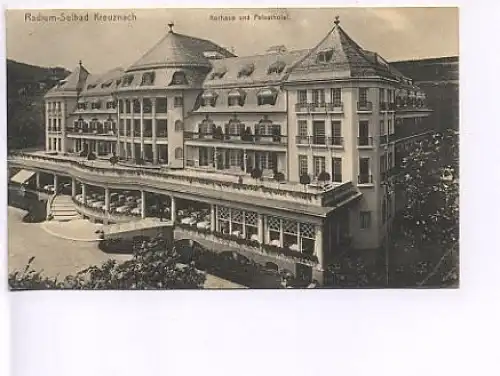 Bad Kreuznach Kurhaus und Palasthotel gl1927 19.363