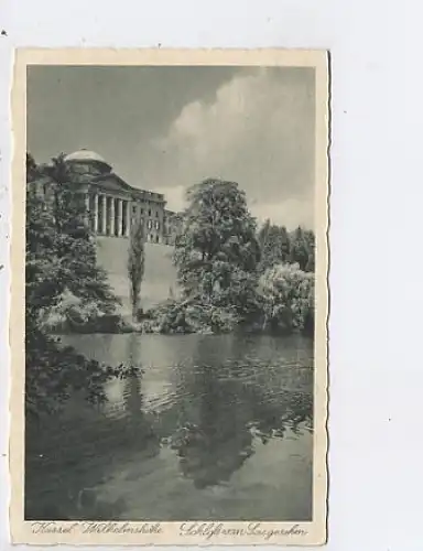 Kassel-Wilhelmshöhe. Schloß vom Lac gesehen ngl 13.193