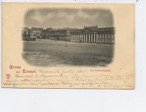Gruß aus Kassel - Der Friedrichsplatz gl1897 13.200