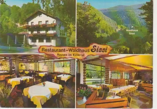 Hausen Restaurant Sissi Werbekarte 71.411