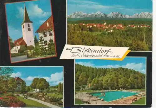 Birkendorf südl. Schwarzwald-Teilansicht gl1969 60.628