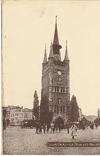 Courtrai La Tour des Halles ngl B9888
