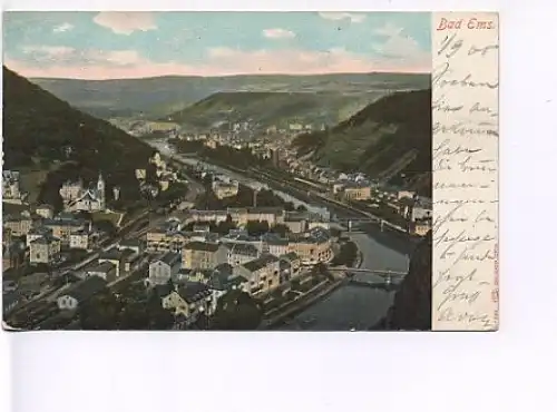 Bad Ems Blick von oben gl1905 19.486