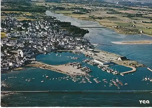 Bretagne Lesconil Port de Pêche Luftbild gl1980 C0231