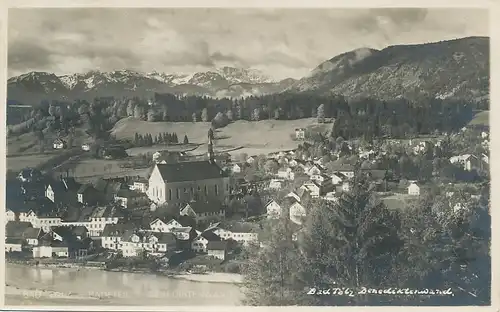 Bad Tölz Panorama und Benediktenwand gl1932 119.301