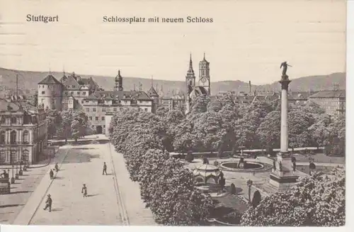 Stuttgart Schlossplatz Neues Schloss gl1909 71.510