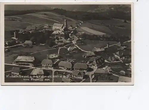 Höchenschwand (Schw.) vom Flugzeug aus gl1930 13.355