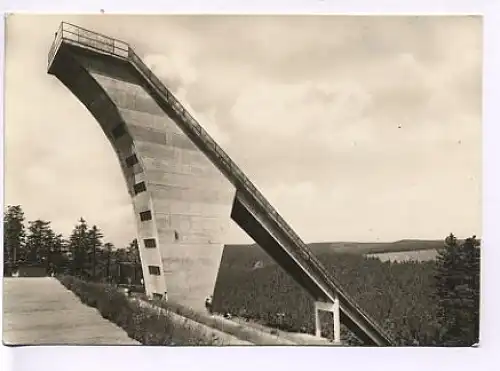 Oberhof i.Thür. Schanze am Rennsteig gl1970 16.449